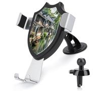 AQRJLPM Jiangnan Water Towns - Supporto per telefono da auto, per cruscotto, parabrezza, ventosa, gancio in metallo, per tutti gli smartphone e i modelli di auto