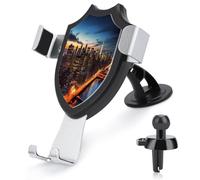 AQRJLPM New York City Scenery Supporto per telefono auto vivavoce supporto per cruscotto parabrezza sfiato metallo gancio clip supporto per telefono cellulare per tutti gli smartphone e modelli di