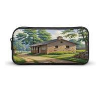 AQRJLPM Outer House, astuccio per matite di grande capacità, semplice astuccio portatile estetico con cerniera