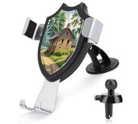 AQRJLPM Outer House, supporto per telefono da auto, per cruscotto, parabrezza, ventilazione, gancio in metallo, supporto per telefono cellulare per tutti gli smartphone e i modelli di auto