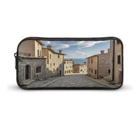 AQRJLPM Shiyan House, astuccio per matite di grande capacità, semplice astuccio portatile estetico con cerniera