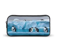 AQRJLPM The Iceberg - Astuccio portamatite grande capacità, semplice astuccio portatile estetico con cerniera