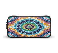 AQRJLPM Tie Dye Pattern Pencil Pouch Grande Capacità Semplice Marker Pouch Portatile Estetica Cerniera Astuccio