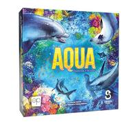 AQUA Board Game | Art by Vincent Dutrait | Fun Strategy Game for Adults and Family | Thematic Oceanic Tile Placement Game | Ages 8 and Up | 1-4 Players | 30-45+ Min Playtime | Made by Sidekick Games