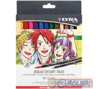 LYRA Aqua Brush Duo “Manga Selection Colori Assortiti-Selezione, 12 unidad (Paquete de 1), L6521121