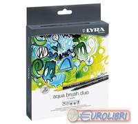 AQUA BRUSH DUO 36 COLORI PENNARELLI ACQUERELLABILI