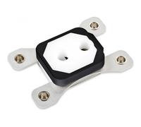 Aqua-Computer Blocco d'acqua cuplex kryos NEXT RGBpx AM4/AM5 Acetal+ Argento 925 Nero