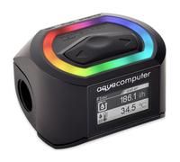 Aqua Computer Durchflusssensor high flow NEXT OLED 2x G1/4 RGBpx black 53293