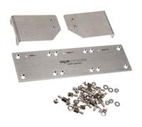 Aqua Computer Einbaublende per poweradjust 2/3 und farbwerk Edelstahl 53084