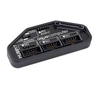 Aqua Computer HUBBY7 SATA USB 2.0 Nero PC 80 mm 30 mm 7x USB 2.0 SATA 53230