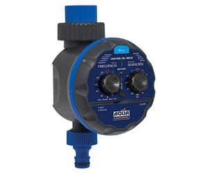 Aqua Control C4109 - Programmatore di irrigazione per Rubinetto Modello corazzato. Vano Impermeabile per batterie. Adatto a Tutti i Tipi di rubinetti. Apertura a 0 Bar.