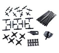 AQUA CONTROL KITG002 Basic Pack 4 mm Accessori per Tutti i Tipi di irrigazione a Goccia, Nero
