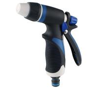 Aqua Control - Pistola per irrigazione con ugello regolabile - Spray morbido per piante e fiori + getto potente per la pulizia di giardino, patio e terrazza