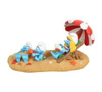 Aqua Della Decorazione Per Acquari Puffi E Puffetti 22x12cm Acqua Dolce
