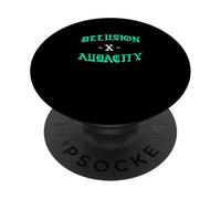 Aqua Delusion x Audacity = Success Teal Aqua PopSockets PopGrip Adesivo