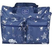 Aqua di Mare Maxi Borsa Mare Donna Grande Famiglia XXL con Tasche e Pochette IMPERMEABILE Borsone Spiaggia Enorme, Borsa Mare