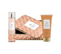 AQUA DI SORRENTO | Tramonto a Positano, Confezione Regalo, Acqua Profumata 245ml e Shower Gel 200ml, Fragranza Fruttata, Fiorita e Ambrata