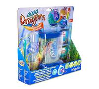 Kit di scoperta del mondo marino Aqua Dragons,Giocattolo educativo STEM,set per acquario, animale domestico facile da coltivare per i bambini Include vasca, cibo, uova, cucchiaio per nutrire e pipetta