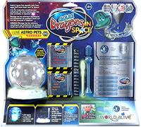 Aqua Dragons Spazio Astro Pets Deluxe con LED, Gioco educativo STEM, Set di acquari, Animali Domestici Facili da Coltivare per i Bambini,Include Vasca, Cibo, Uova, Cucchiaio per nutrire e Air Bubbler