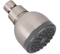 Aqua Elegante Soffione doccia ad alta pressione in nichel spazzolato - Miglior montaggio a parete, bagno, RV soffione doccia per docce a basso flusso, 2,5 GPM - nichel spazzolato