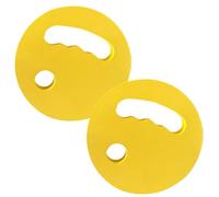 Aqua Fitness | 2 PACK EVA FOAM SWATMING TRACH TRACHES con maniglia, dischi da nuoto leggeri per esercizi d'acqua, aerobica aqua, lezioni di nuoto per adulti, femm