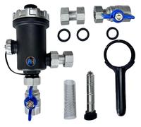 AQUA HEATING Defangatore Magnetico Per Caldaia Filtro Magnetico Sottocaldaia 3/4"DN21 Magnete 9000 Gs Protezione Dell'Impianto Di Riscaldamento H20034