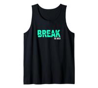 Aqua Light Teal Break The Mold Light Teal Aqua Graphic Canotta