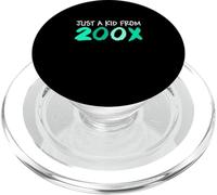 Aqua Light Teal Just A Kid From 200X Light Teal Aqua PopSockets PopGrip per MagSafe