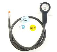 Aqua Lung 2 " 5000 Psi Spg Sommergibile Manometro Immersioni W Stivale Nuovo