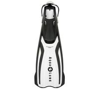 Aqua Lung Amika - Pinne da snorkeling, innovative, comode, potenti, con propulsione ottimale., Bianco e nero