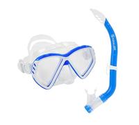 Aqua Lung Cub Combo SN, Set mascheree Snorkel Unisex-Adult, Trasparente, One Size, Trasparente e blu