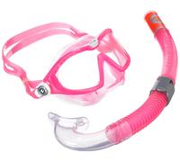 Aqua Lung Sport Combinato Reef 2DX Snorkel Set Junior - Rosa, 1 Taglia