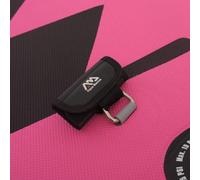 Aqua Marina - Clip per tavole SUP in nylon con anello a D in nero, 15 x 10 cm, per fissaggio a pagaia in stand up paddling e kayak