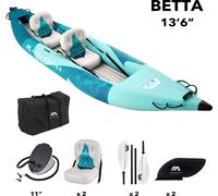 Kayak AQUA MARINA BETTA 412 Blue 2026 - kayak gonfiabile 2 posti