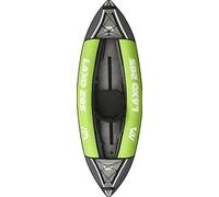 Aqua Marina, Kayak Gonfiabile in Set Laxo-285 2020 9'4 “Canoa/Barca a Remi Gonfiabile per 1 Persona con pagaia, Pompa, Borsa 285 x 95 cm Verde/Nero