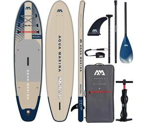 AQUA MARINA MAGMA 11'2" iSUP Board Set Stand Up Paddle Surfboard 340cm