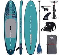 Aqua Marina - Tavola gonfiabile Sup Board Stand up Paddle Aquamarina, confezione completa, 320 x 81 x 15 cm (beast + sedile kayak)