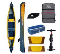 Canoa AQUA MARINA Tomahawk AIR-C modello 2024 - canoa gonfiabile 3 posti - opzione: 2 pagaie per canoa