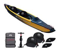 Kayak AQUA MARINA TOMAHAWK AIR-K 440 modello 2023 - kayak gonfiabile 2 posti - opzione: 2 pagaie per kayak
