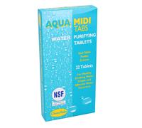 Aqua Midi Tabs 32 compresse purificanti acqua serbatoio camper caravan