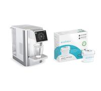 Aqua Optima Aurora Dispenser Acqua Filtrata Refrigerata - Capacità 3,8 L & Cartuccia filtro acqua, confezione da 6 (fornitura per 6 mesi), Evolve+