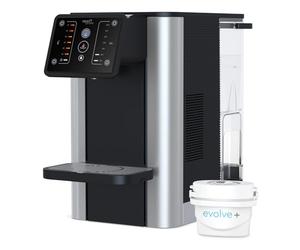 Aqua Optima Aurora Dispenser d'acqua con filtro istantaneo caldo e freddo, capacità 3,8 l, include 1 filtro acqua Evolve+ da 30 giorni per la riduzione di microplastiche, cloro, calcare e impurità