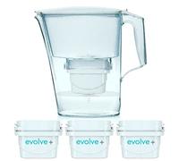 Aqua Optima Liscia Caraffa Filtro Acqua e cartucce, Bianco, Taglia Unica