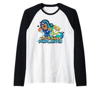 Aqua Pups SALVIAMO PUPLANTIS Maglia con Maniche Raglan