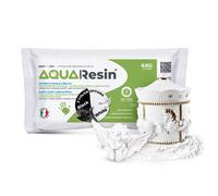 AQUA RESIN - Resina Minerale, Effetto porcellana in Polvere Bianca Atossica e Sicura al 100% da miscelare con Acqua, Colorabile e Ideale da Usare negli stampi, Fai da te (6 kg)