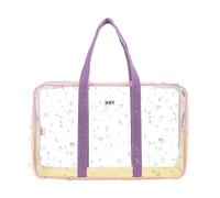 Aqua-Resistant Poolside Tote - Spacious Waterproof Carryall with Secure Closure | Lightweight Mesh Organizer for Towels, flep Flops, Sunscreen, Sunglasses, Sand Toys, Bath Accessories, Fitness Center