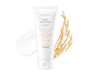 Aqua - Schiumatore per riso, 160 ml, delicato, quotidiano, idratante, detergente profondo, detergente per riso, 5,41 ml