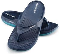 Aqua Speed ALCANO Sandali da Bagno | Uomini | Donne | Separatori per Dita dei Piedi Antiscivolo | Sandali da Doccia | ALCANO - Blu | Taglia: 42