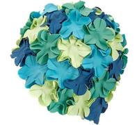 Aqua-Speed Bloom - Cuffia da Nuoto in Lattice, da Uomo, Uomo, Cuffia da Piscina, 5908217657077, Blue Multicolour, Taglia Unica