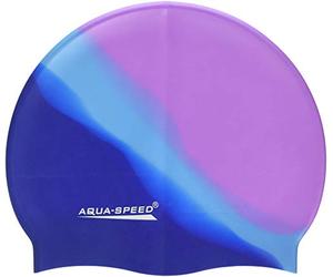 Aqua-Speed Bunt - Cuffia da Nuoto Multicolore in Silicone, da Uomo, Taglia Unica